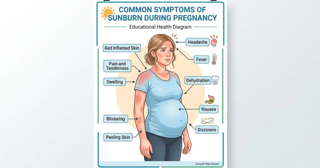 Symptoms of Sunburn in Pregnancy